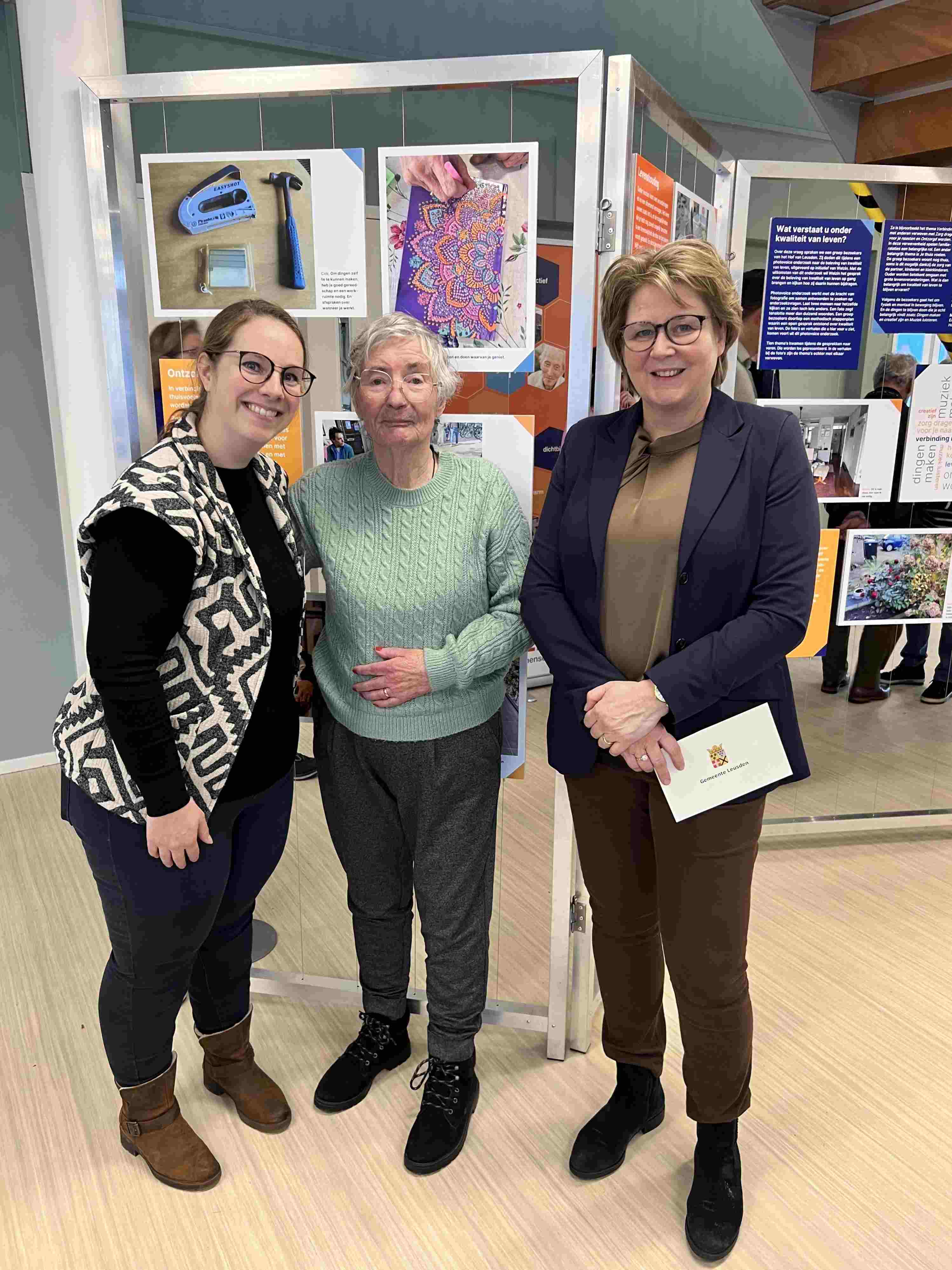 Wethouder Marleen Treep op bezoek