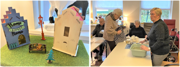 Dagbesteding Eemlandhoeve - knutselen en aan de afwas
